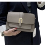 FURLA дамска чанта Miasofia S top handle brown