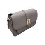 FURLA дамска чанта Miasofia S top handle brown