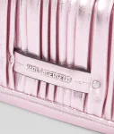 KARL LAGERFELD дамска чанта K/KUSHION WOC METALLIC pink