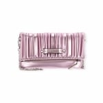 KARL LAGERFELD дамска чанта K/KUSHION WOC METALLIC pink