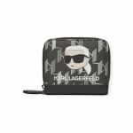 KARL LAGERFELD дамски портфейл K/IKONIK 2.0 MONO CC SM ZIPWLT WALLET 997