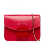 FURLA дамска чанта Metropolis mini red