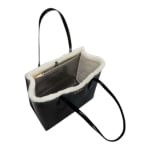 FURLA дамска чанта Era S TOTE black fur