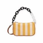 FURLA дамска чанта Moon canvas yellow