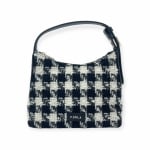 FURLA дамска чанта Danae hobo black chain