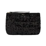 FURLA дамски клъч Classic XL sequins beige