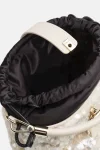 FURLA дамска чанта Artemis mini bucket black glitter