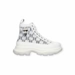 KARL LAGERFELD дамски боти LUNA Monogram Mesh white