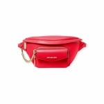 MICHAEL KORS дамска чанта Maisie Large Pebbled Leather 2-in-1 red