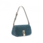 FURLA дамска чанта Artemis S blue glitter