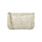 FURLA дамски клъч Classic XL sequins beige