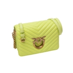 PINKO дамска чанта Love Click mini sheep chevron blue