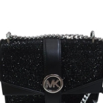 MICHAEL KORS дамска чанта Creenwich black crystals
