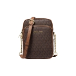 MICHAEL KORS дамска чанта за телефон Jet Set Travel NS Chain logo brown