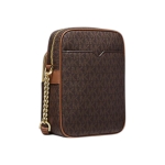 MICHAEL KORS дамска чанта за телефон Jet Set Travel NS Chain logo brown